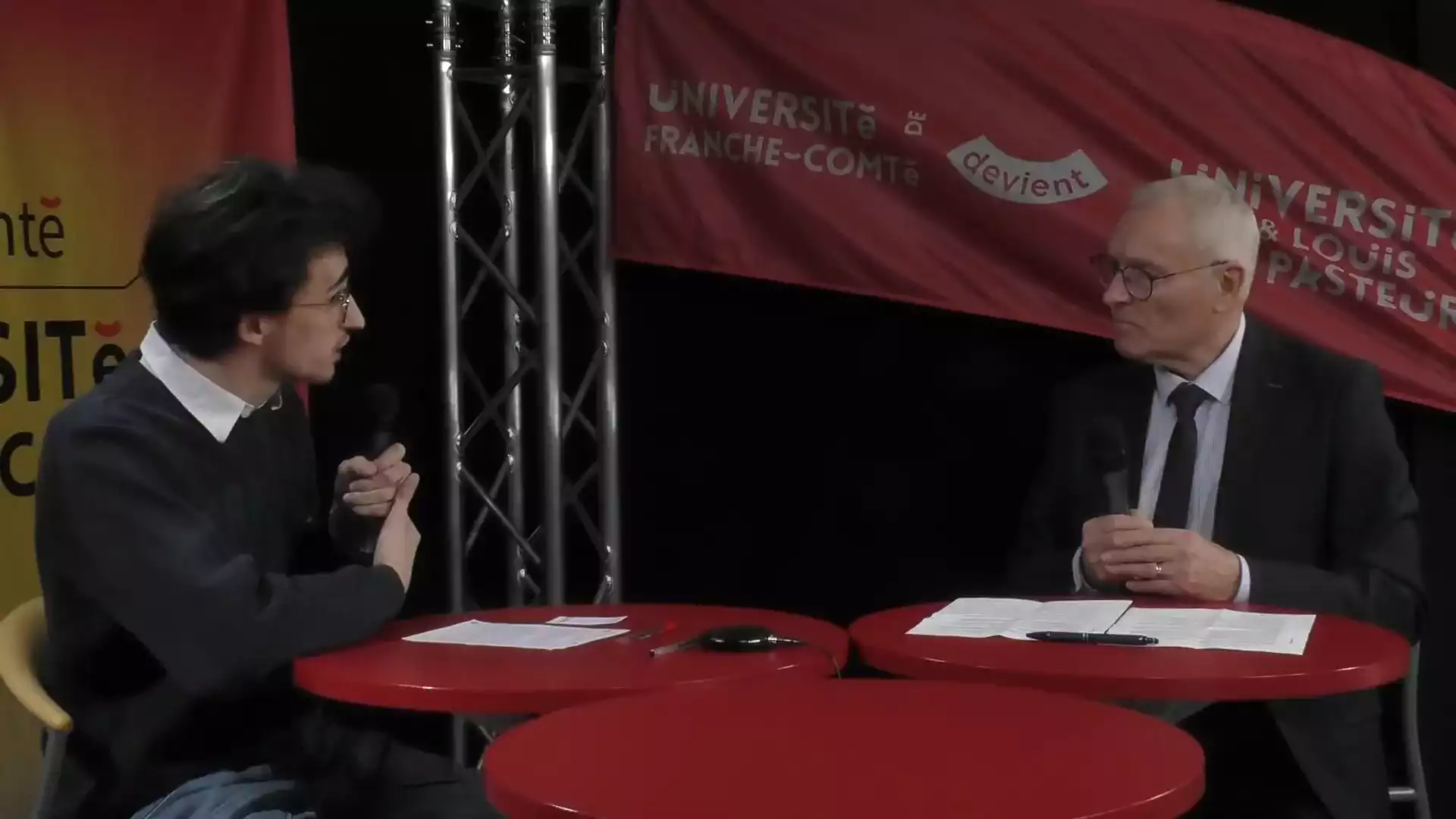 Interview de Henri Francis Dufour, maire de Vieux-Charmont, vice-président en charge de l'enseignement supérieur, de la recherche et de la formation, président du CFA du Pays de Montbéliard, par Jules Dupaquier